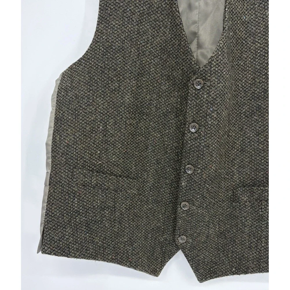 Vintage Jean Paul Germain Waistcoat Vest Size Large Wool Woven